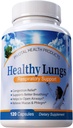 Healthy Lungs 120 Capsules - Improve Lung Function, Breathe Better, Stop Mucus, Phlegm and Allergies Quickly. Get Relief Fast with Healthy Lungs an All Natural Lung Health Supplement