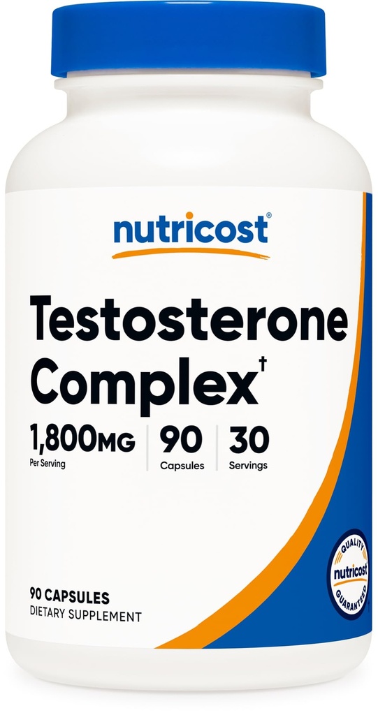Nutricost Testosteron suport Complex (90 capsule) -1800 mg per servire