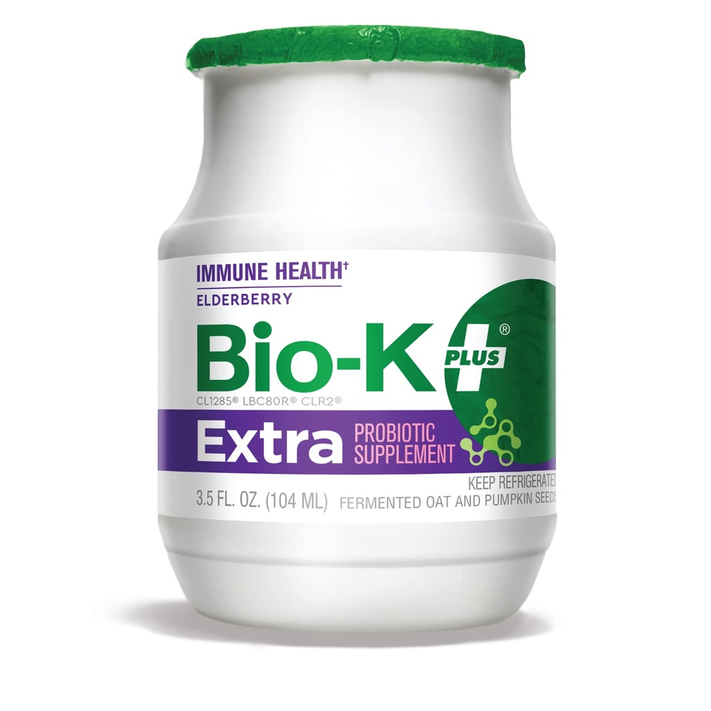 Bio-K Plus Ecologic Elderberry Immune Extra Probiotic 6Pk, 3.5 Fz