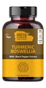 Capsule Extract Boswellia (90 capsule) 1000 mg - Boswellia Serrata cu 95% extract de piper negru și extract de curcuminoide și 65% extract Boswellia
