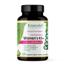 Emerald Labs Femeii 45+ Clinic Multi - Multivitamine pentru Suport Comprehensiv, Bone & Heart Health* - Proiectat pentru femei 45+ - Gluten-Free & Vegetarian - 120 Capsule vegetale (30 de zile de aprovizionare)