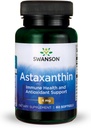 Swanson Astaxanthin Eye Vision Brain Skin Health Supplement antioxidant Supplement (Astaxantină 4 mg) 60 Softgels Sgels