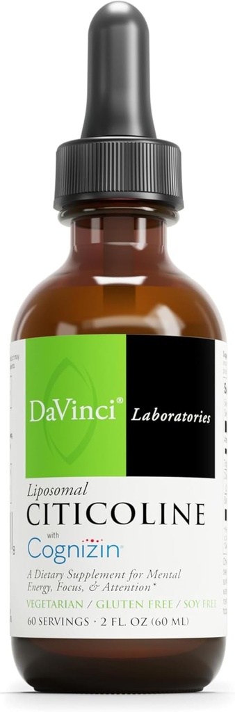 Laboratoarele DaVinci - Citicolină lipozomal - 60 Servings - 2 Fl Oz