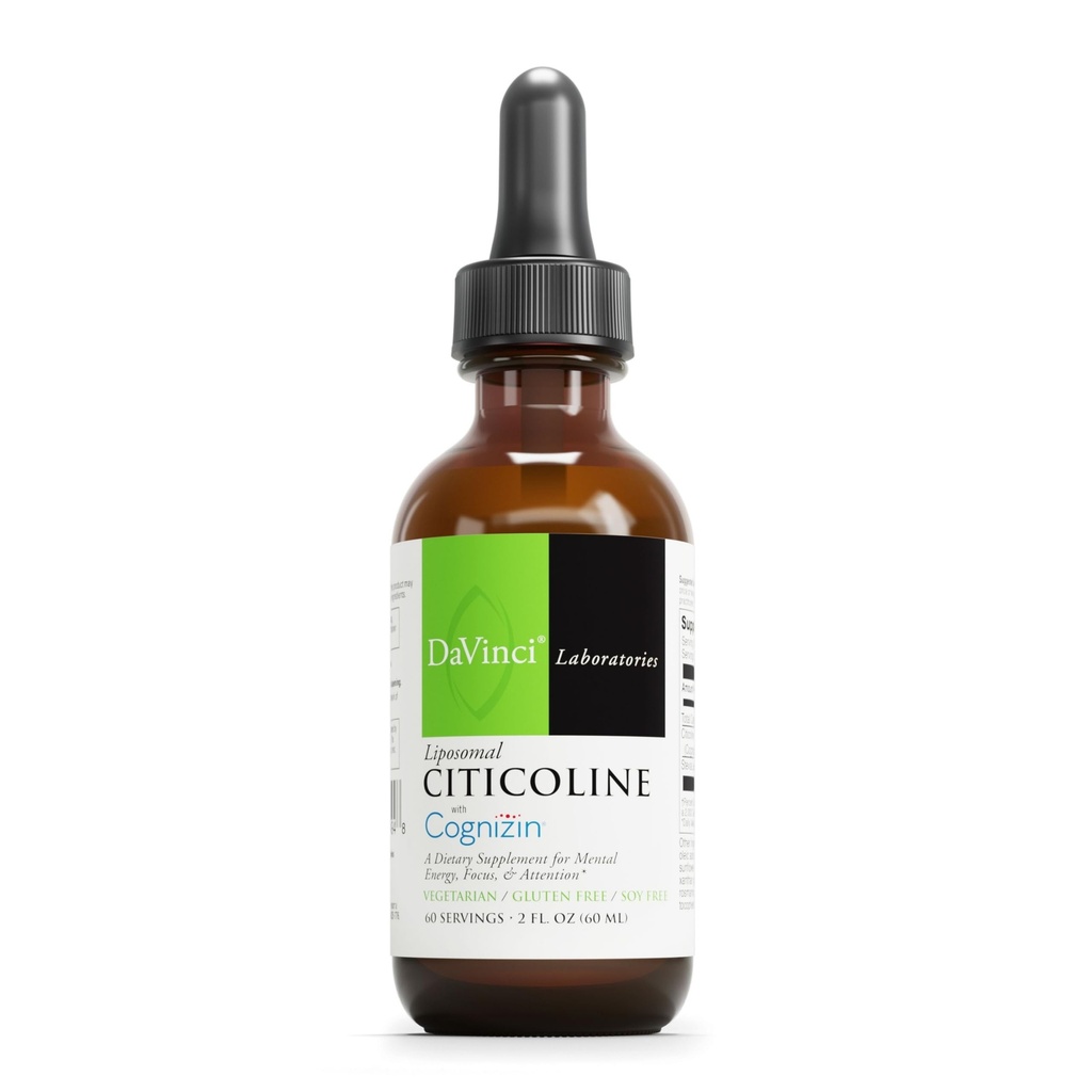 Laboratoarele DaVinci - Citicolina lipozomala - 60 Servings - 2 Fl Oz