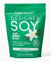 Designer Wellness, Soy Izolate Proteine Pulbere cu Biotin, Acid hialuronic, şi Prebiotice, Vegan, 0 Zahăr, non-GMO, Angel Cake Vanilla, 1.87 lb