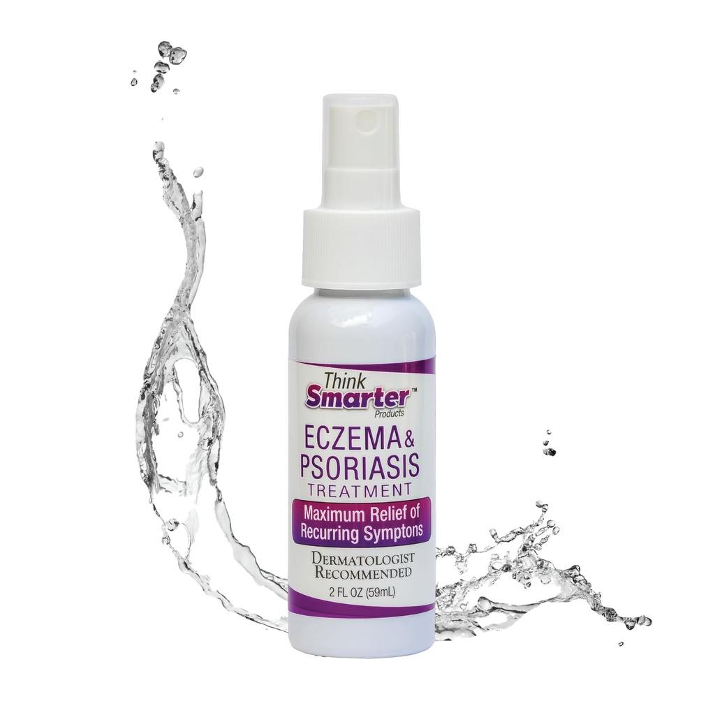 Terapia cu eczemă şi psoriazis, Pulverizarea acidului hipocloric (HOCL) pentru Piele & Scalp, Relief de mâncărimi naturale, Hipoalergic, Nu Sting, Sigur pentru toate vârstele, Spray 2oz