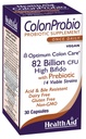 HealthAid ColonProbio 82 Miliarde cu Prebiotic, 14 Strains, Once Daily, 30ct, Optimum Colon Care, Acid & Bile Resistant, Dairy Free, Gluten Free, Non-GMO