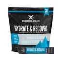 Atlet de salbăticie - Hidrate &amp; Panglici de hidratare lichid Electrolitice de băut Mix - Recuperare mai rapid cu Bcaas - 30 Pachete Hidrate de servire unică (Berry Blast), 0,49 Ounce (Pachet de 30)