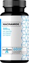 APOLLO'S HEGEMONY Vitamina B3 (Niacinamidă) 500 mg - 60 capsule - 2 luni de aprovizionare pentru funcția de metabolism și nerv - Supliment alimentar