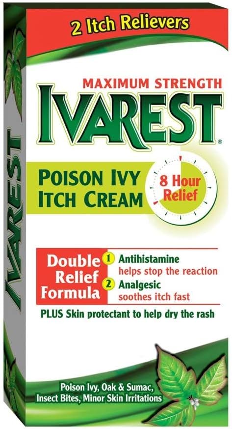 Ivarest Anti-Itch Cream, Putere maximă, medicamentate, 2 Ounce - Cumpara Packs și SAVE (Pachet de 2)