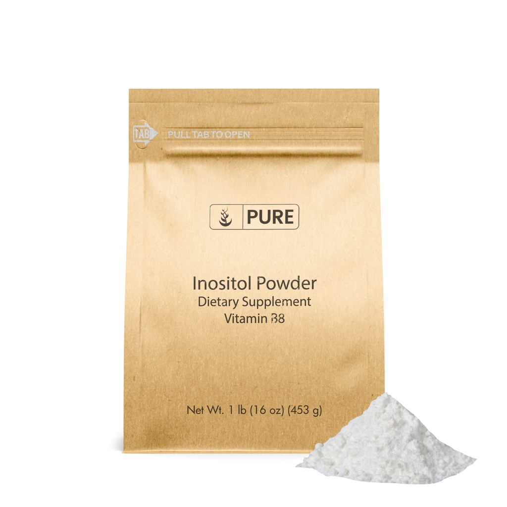 Ingrediente originale pure Inositol (Vitamina B8) Pulbere (1 lb) Mereu pură, fără umpluturi sau aditivi