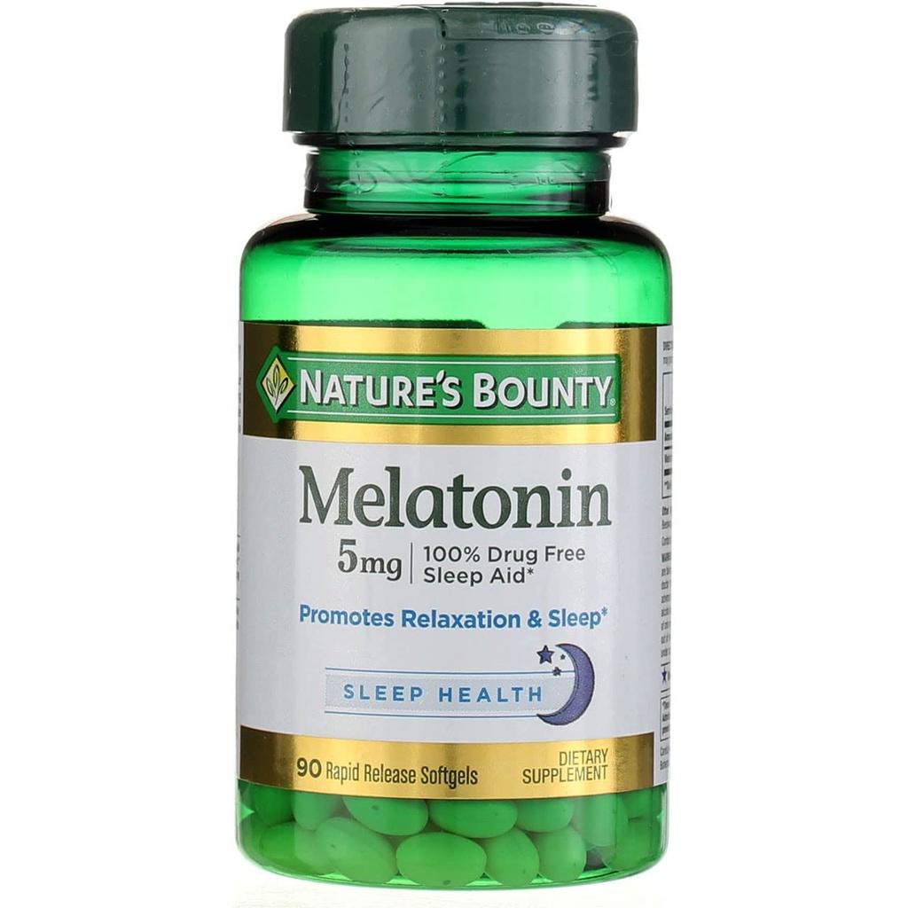 Natura's Bounty Melatonin 5mg, 60 comprimate