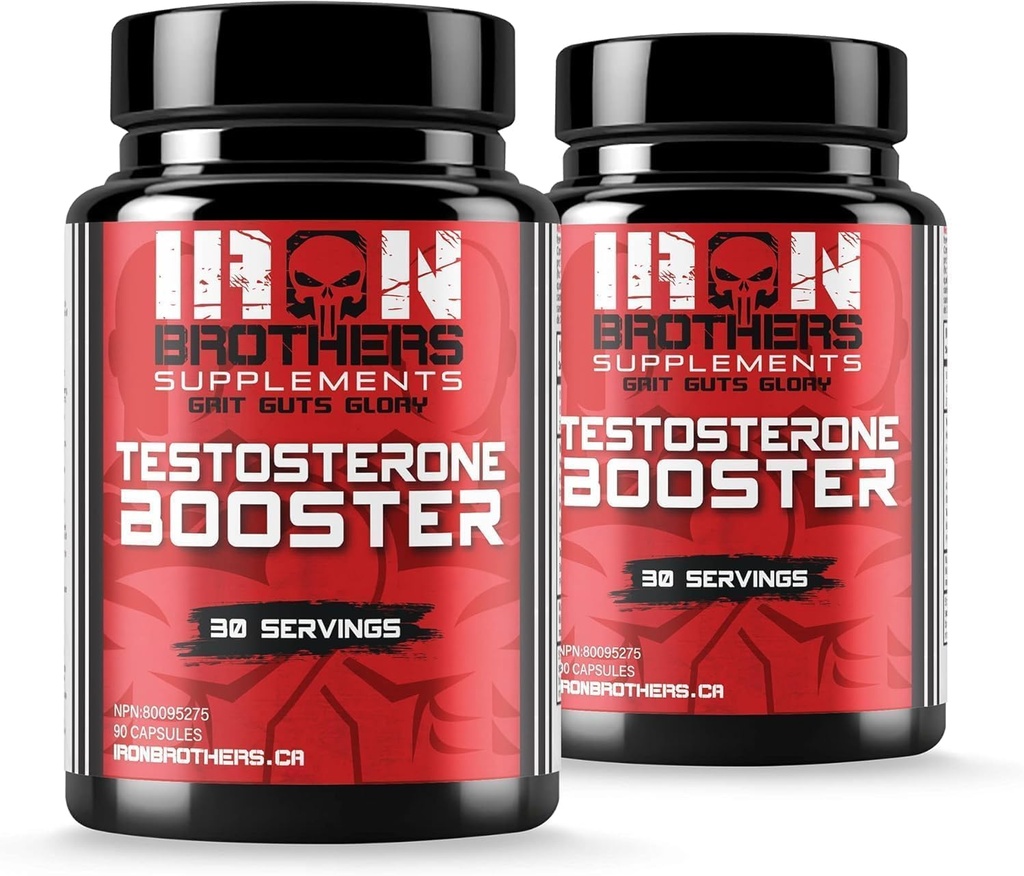 Testosteron Booster Suplimente pentru bărbaţi - Estrogen Blocker - Suplimentul de energie naturală, Putere & Rezistenţă - Lean musculare de creştere - promovează pierderea de grăsime - creşterea performanţei masculin (2 sticle)