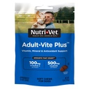Nutri-Vet Adult-Vite Plus Câine Multivitamine Soft Chews, Daily Dog Supliment cu vitamine Minerale și antioxidanți, Sprijină Piele, Imun, Joint, și Sănătate Gut, Aroma de pui gustos, 70 Conte
