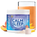Zipfizz Nightly Calm & Sleep Supplement Powder, Peach Mango, 12,3 oz (30-60 Servings) 
