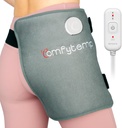 Compfytemp Hip Heating Pad pentru Hip Sciatica Pain Relief Hip Brace, Cadouri de ziua de nastere de Craciun pentru Mamei Femei Sotie barbati, Inferioara spate FSA electrice FSA eligibile HSA Heat Pad Hot Fizic Terapie (S/M)