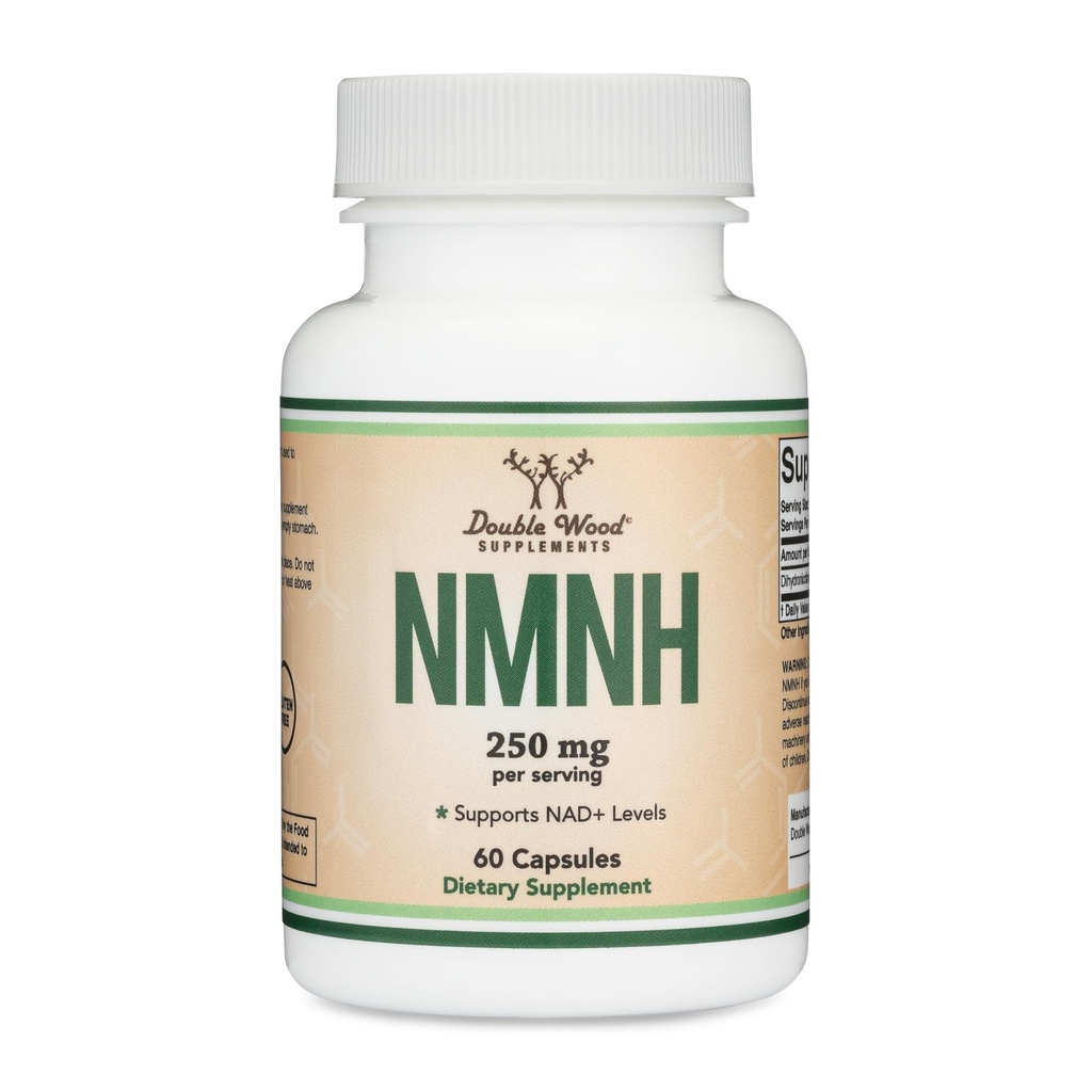 NMNH (NMN Supliment Alternativ) Numai Ingredient studiat clinic - Boosts NAD+ Nivele pentru anti-îmbătrânire și regenerarea celulelor de lemn dublu