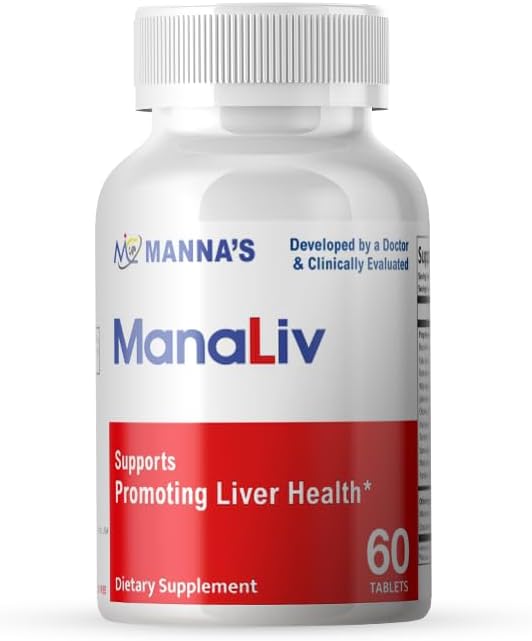 Manna ManaLiv susține promovarea sănătății hepatice 60 comprimate