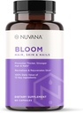 Bloom Biotin 5000mcg B7 pentru cresterea sanatoasa a parului, sustine pierderea parului, Piele frumoasa si unghii puternice cu acid hialuronic, Colagen, Folate, Vitamina E, A, B6 