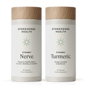Stonehenge Health Dynamic Nervi + Dynamic Turmeric Bundle Suplimente pentru a sprijini confort, furnicături, amorțeală, ardere