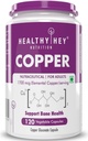 Nutritie Gluconat de cupru Chelated - forma foarte biodisponibil - non-GMO, gluten gratuit -120 Veg. Capsule