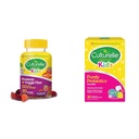 Culturelle Daily Probiotic pentru copii + Veggie Fiber Gummies (Ages 3+) - 30 Count & Kids Chewable Daily Probiotic pentru copii, Vârsta 3+, 30 Conte, #1 Pediatru-Recommend