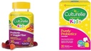 Culturelle Daily Probiotic pentru copii + Veggie Fiber Gummies (Ages 3+) - 30 Count & Kids Chewable Daily Probiotic pentru copii, Vârsta 3+, 30 Conte, #1 Pediatru-Recommend