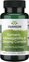 Swanson Full Spectrum Turmeric Ashwagandha & Ginseng 60 capsule