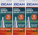 Zicam Intense Sinus Relief, Cooling Mentol & Eucalipt Pompă 0,5 fl oz (Quantity of 3)