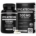Extract de epicatechin 500 mg Per Serving (60 capsule) Inhibitori de miostatină, Miostatin Blocker pentru Lean Muscle, Nitroxis, Stamina & E