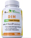 Suplimentul DIM 125mg - DIM Diindolilmetan Plus BioPerine 90-zi Aprovizionare de DIM pentru echilibru estrogen, menopauza hormon echilibru, suport acnee, piele de par si unghii