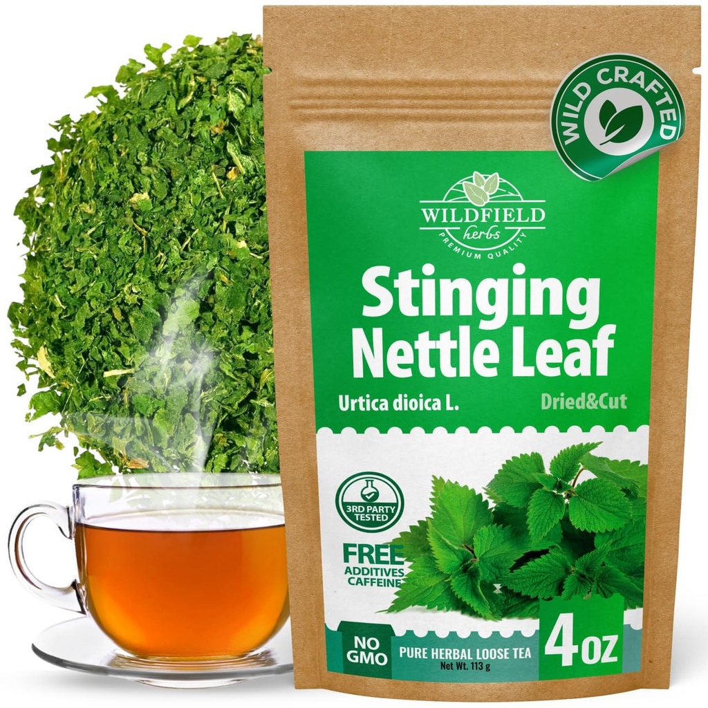 4 oz. Uscate Nettle Leaf Ceai Ortiga Planta Nettle Herb vrac Stinging Nettle Leaf Herb Ceai (urtica dioica) - 113g Stinginging Nettle Frunze Herbal Ceai ortiga verde te