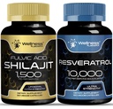 wellNESS LABSRX Resveratrol capsule cu Shilajit capsule pure Himalayan