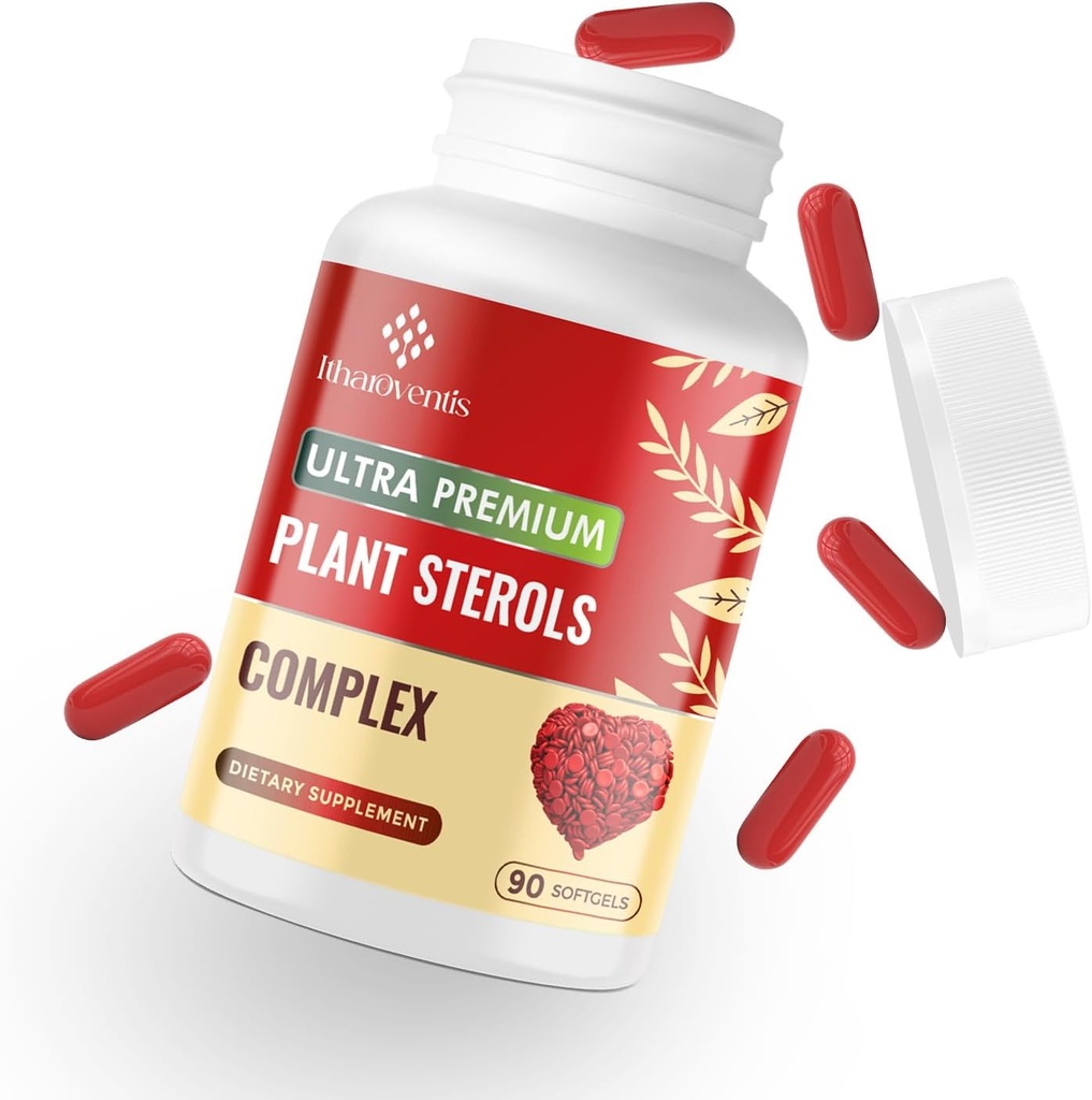 Supliment alimentar cu plante Sterols, Red Yeast Rice, Citrus Bergamot și Usturoi