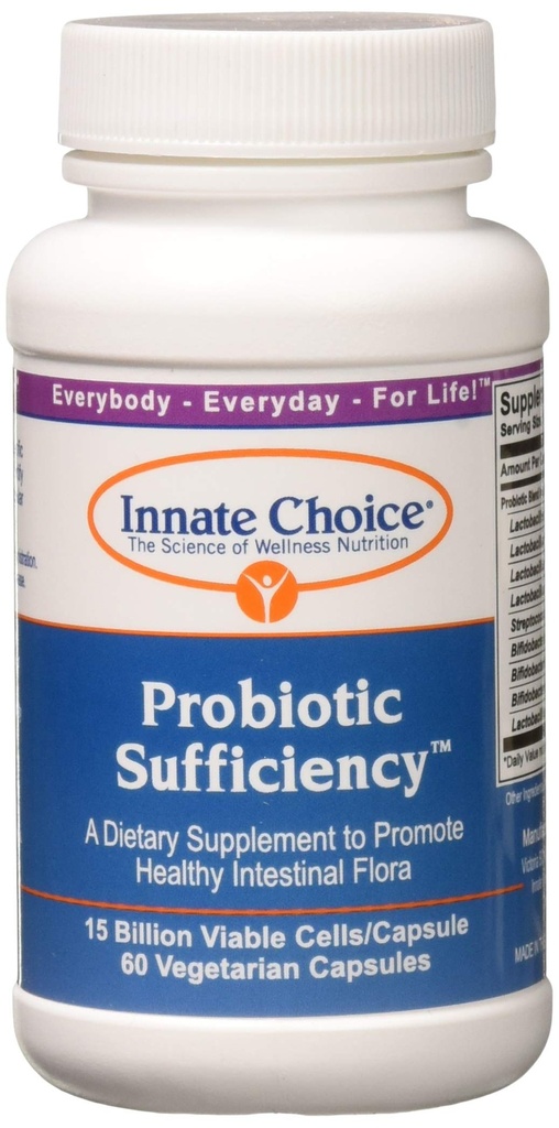 Suficient probiotic înnăscut, 60 capsule vegetariene