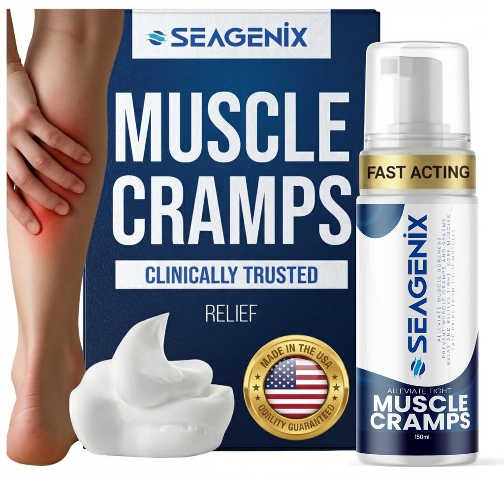 Relief for Muscle Cramps Spuma - Acționează rapid pentru Spasms and Leg Soreness - Magneziu Sulfate - Stop Prevenirea cramps - Toate recuperare naturală de dezintoxicare - picioare, vițel, gât, spate, ajutor comun durere