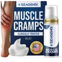 Relief for Muscle Cramps Spuma - Acționează rapid pentru Spasms and Leg Soreness - Magneziu Sulfate - Stop Prevenirea cramps - Toate recuperare naturală de dezintoxicare - picioare, vițel, gât, spate, ajutor comun durere