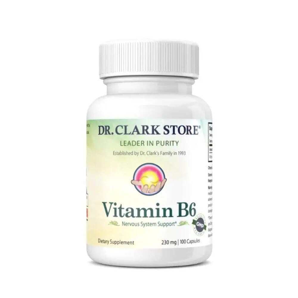 Dr. Clark Vitamina B6 Supliment, 230mg, 100 Capsule