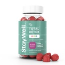 Natural Zeolite Detoxifiere Heavy Metal Copii, Gummy masticabil, Zeolit micronit, Total corp Metal Cleanse, Toxin Cleanse, Non-GMO, 60 mixt Berry Gummies