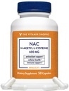 Vitamina Shoppe NAC N-Acetyl-L-Cysteine - promovează sănătatea celulelor, sprijinul imun şi antioxidant - 600 MG (50 capsule)