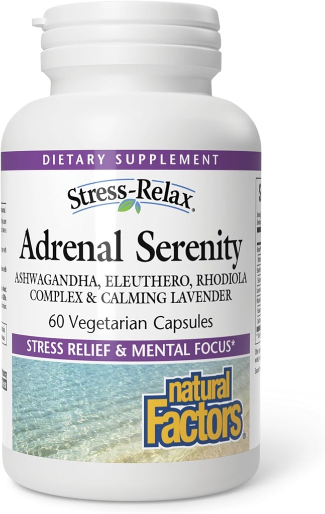 Natural Factors STRESS-RELAX® Adrenal Serenity, 60 Capsules