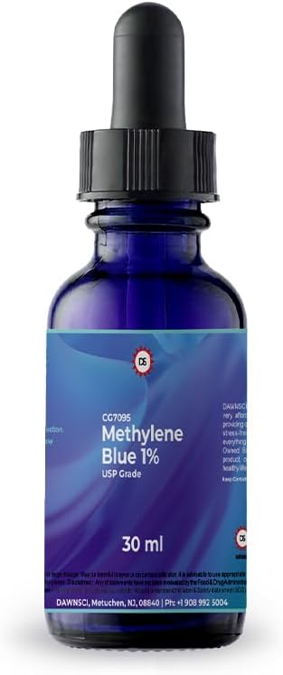 Metilena albastru 1% 30 ml Sticla picurator de sticlă 