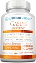 Stiinta aprobata Gaslys - Digestive Tract, gaz, si stomac Supliment - cu pudra de anghinare, ghimbir, seminte de fenicul - 180 Conte - Pachet de 1