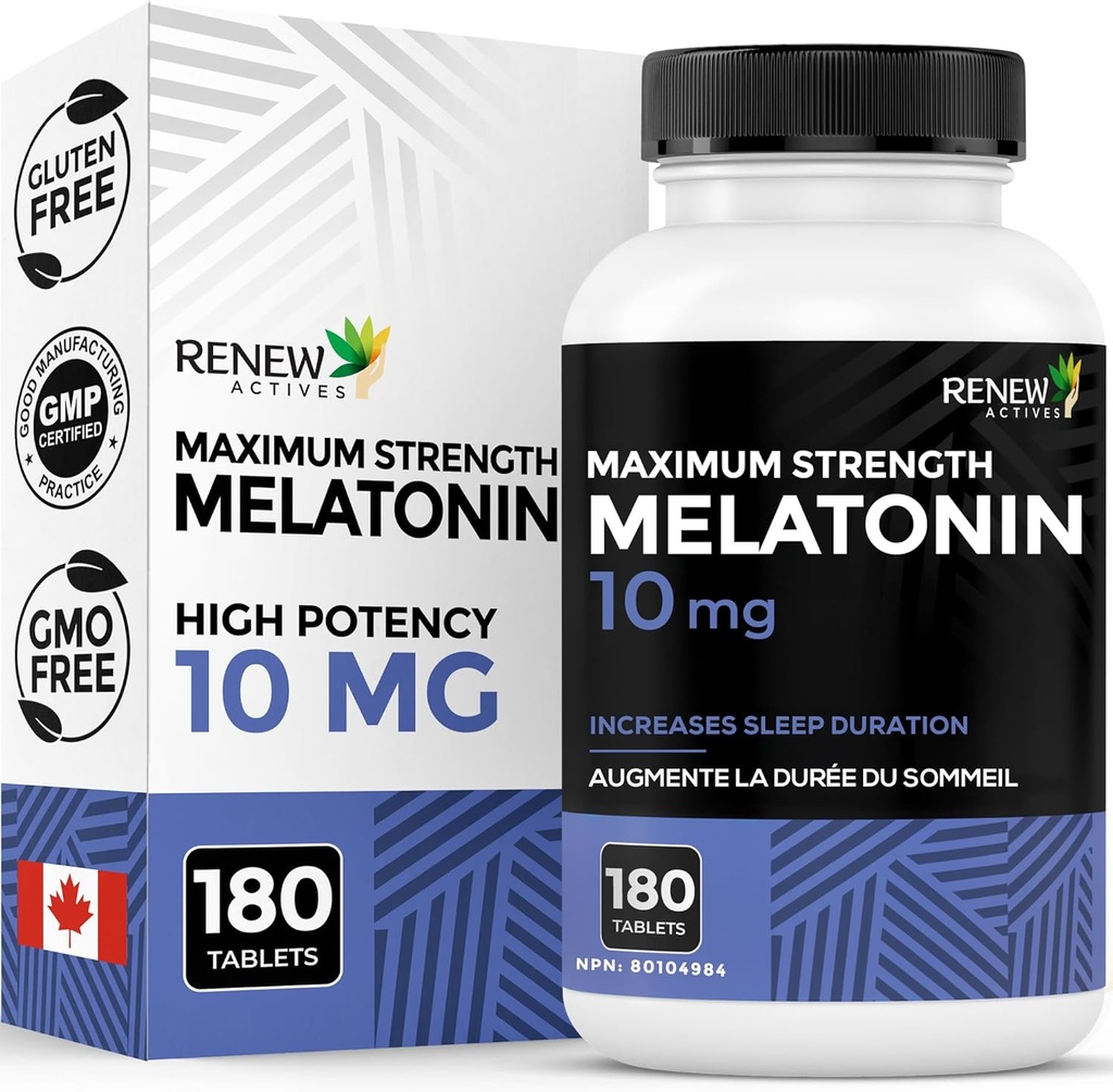 Renew Actives Melatonin 10mg per Serving 
