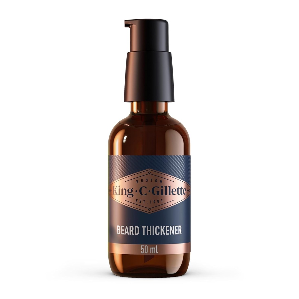King C. Gillette Beard Thischener formulat cu vitamina B complex și Cafeina, 1.7oz