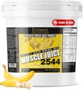 Ultimate Nutritie Muscle Juice, Greutate Gain Drink Mix - Mass Gainer Pudră de antrenament pentru bărbați și femei - Supliment pentru Lean musculare de creștere și sprijin imunitar cu 55g Proteina - Banana, 10.45lb