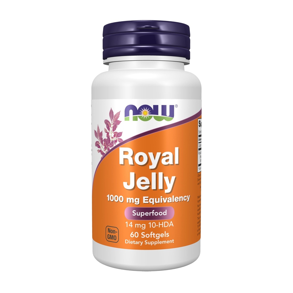 ACUM Alimente Suplimente, Royal Jelly 1000 mg cu 10-HDA (acid hidroxi-D-Decenoic), 60 Softgels