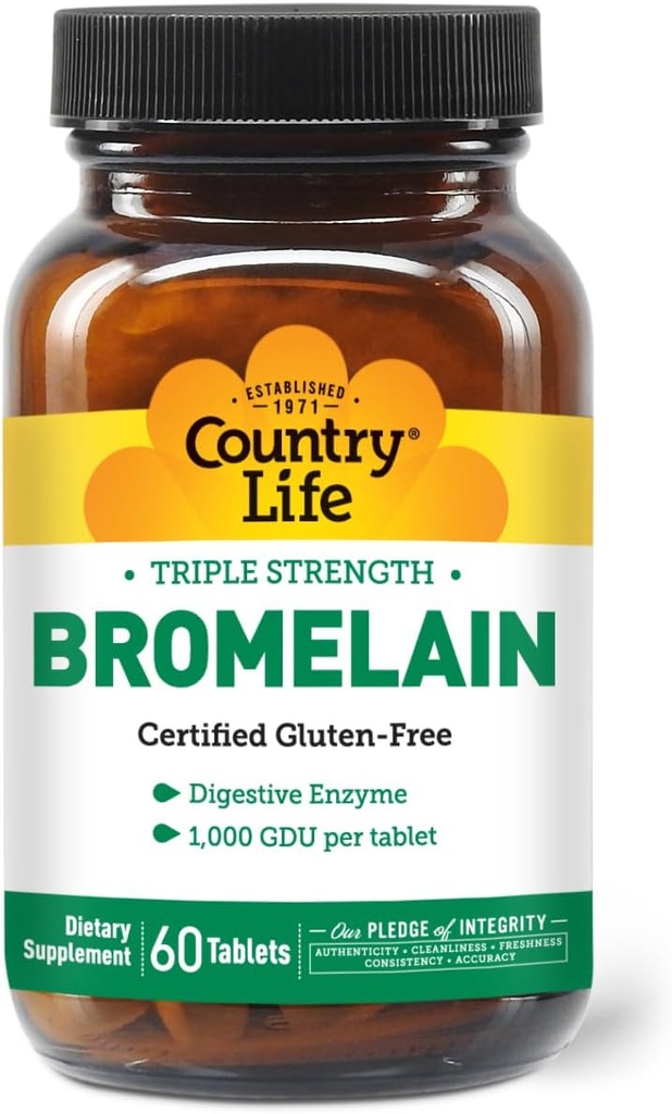 Viaţa de ţară - Bromelain natural, 500 mg, 60 comprimate