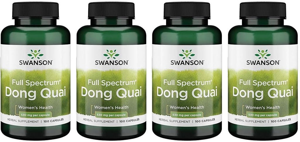 Swanson Dong Quai 530 Milligrame 100 Capsule 4 Ambalaj