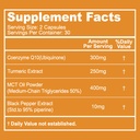 Capsule CoQ10 300mg, Supliment Vegan pentru producerea de energie, Non-GMO, Gluten gratuit - 60 Capsule vegetale